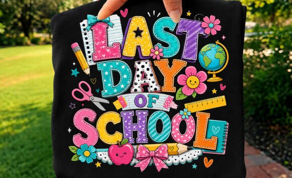 A Designer’s Review of a Last Day of School Embroidery File