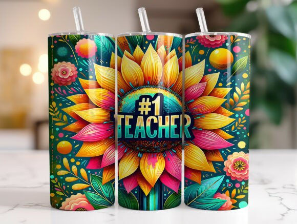 A Sunflower Design for Teacher Gifts and Beyond