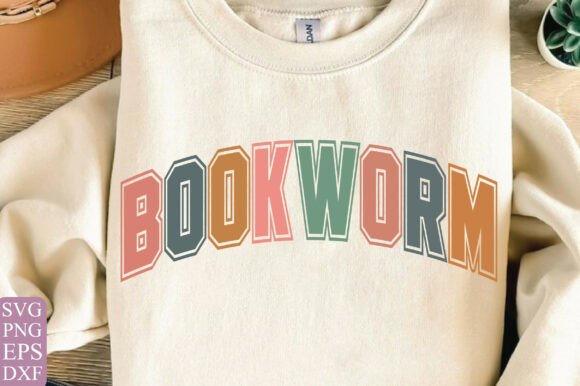 Beyond the Screen: Stitching the Retro Bookworm Design