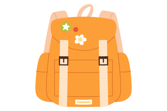 Cute Backpack Icon: School Bag Color Drawing Review