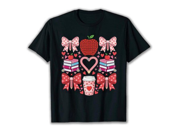 Embroidery Review: Teacher Love Valentine's Day T-Shirt Design