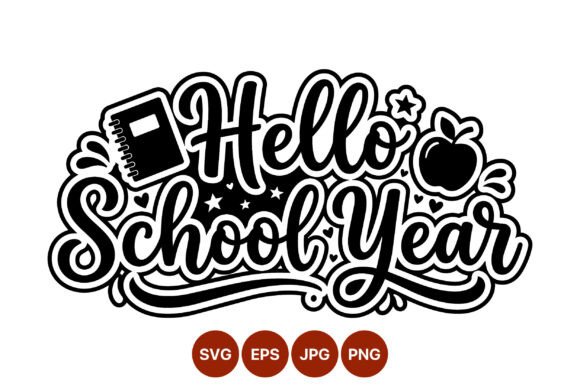 Hello School Year Script Vector: A Designer's Take