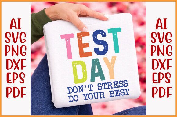 It's Test Day Teacher PNG: Embroidery Design Review
