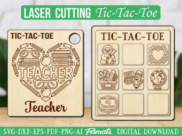 Laser Game Design: A Teacher’s Tic Tac Toe for Embroidery
