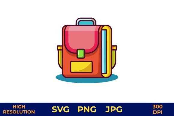 Orange School Bag Vector: A Designer’s Review for Embroidery
