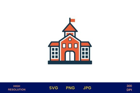 Red School House with Clock Tower: Embroidery Design Review