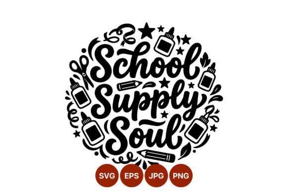 School Supply Soul Calligraphic Quote Review